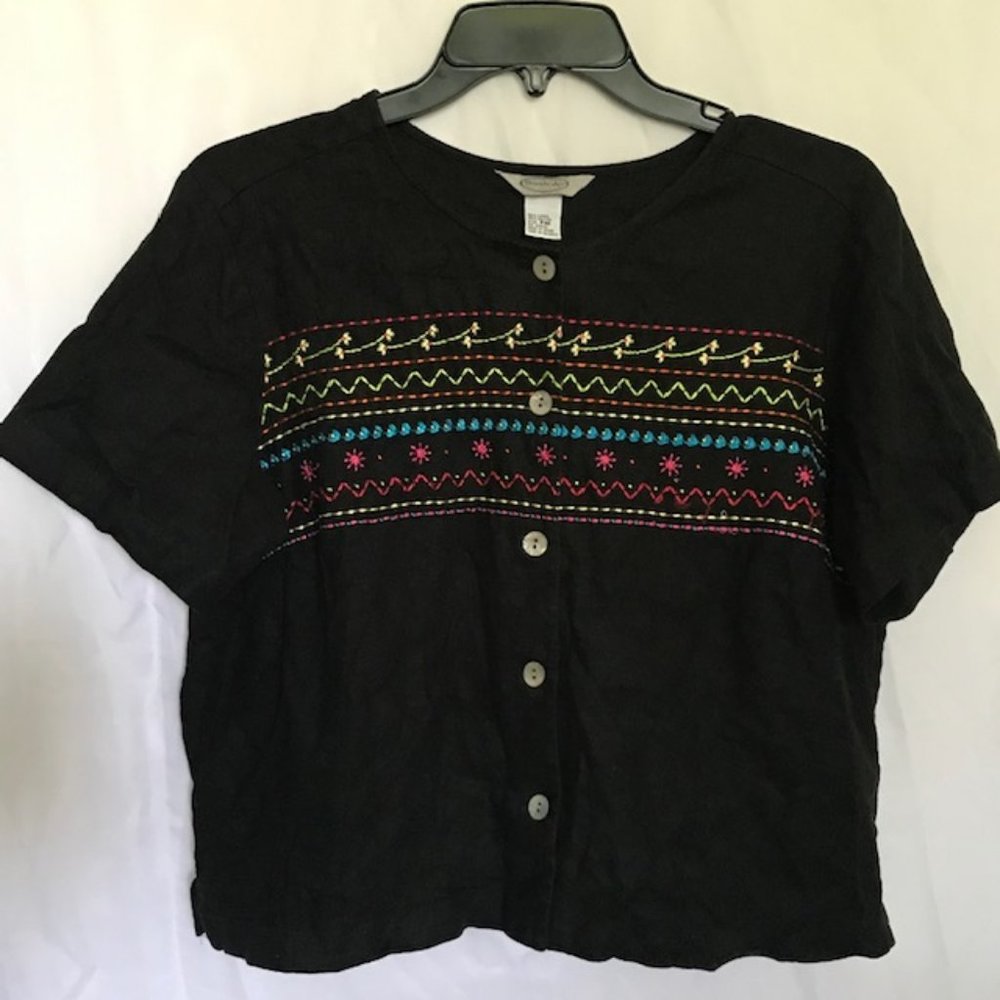 Stonebridge black cute top